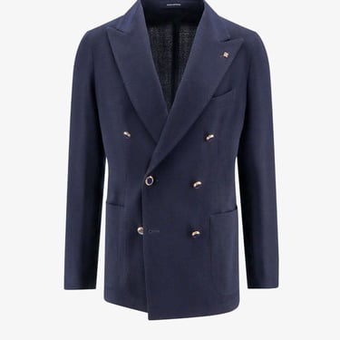 Tagliatore Man Tagliatore Man Blue Blazers E Vests