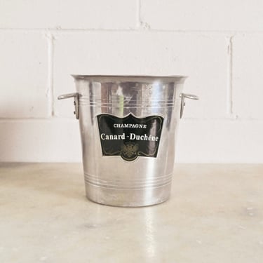 canard-duchêne vintage french aluminum champagne bucket