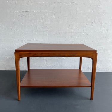 Mid-Century Modern Two-Tiered Side Table By Lane Furniture