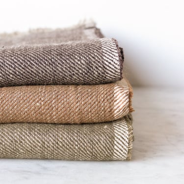 Woven Linen Throw