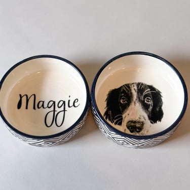 Custom Pet Portraits - Pet Bowl