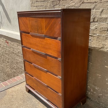 Art Deco Walnut Chest of Drawers