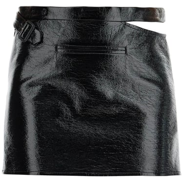 Courreges Vinyl Mini Skirt Women