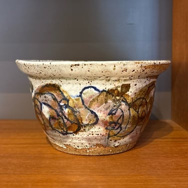 Glazed stoneware bowl