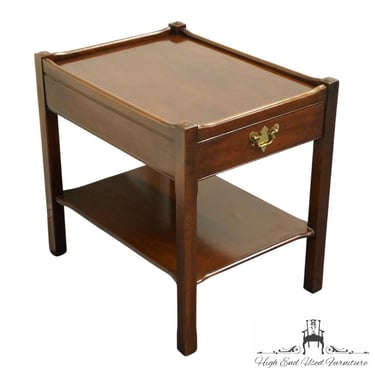 HICKORY CHAIR Co. James River Collection Traditional Style Solid Mahogany 18x24" Accent End Table 601-05 