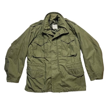 Vintage 1970s Alpha Industries US Army M-1965 Field Jacket  ~ Medium Regular ~ Coat ~ Military Uniform ~ Vietnam War ~ Work Wear ~ M-65 ~ 