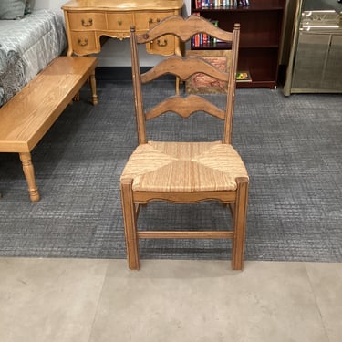 Wicker Ladder Back Chair