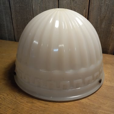 Antique Art Deco Milk Shade, 10.875 x 7