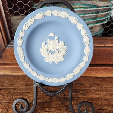Vintage Wedgwood Plate~Blue & White English Jasperware~Wall Decor~JewelsandMetals 