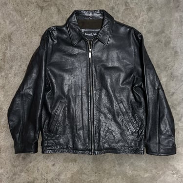 Vintage 1990’s Flannel Lined Leather Jacket