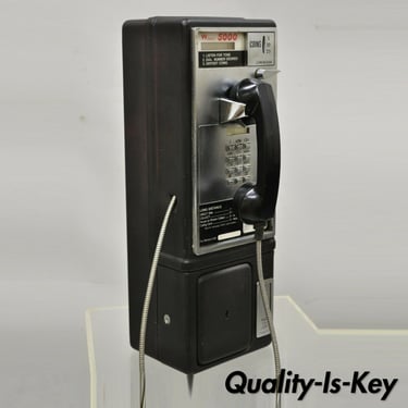 Vintage 1986 Wiltelco 5000 Williams Telephone Co. Intelligent Pay Phone Coin Op.