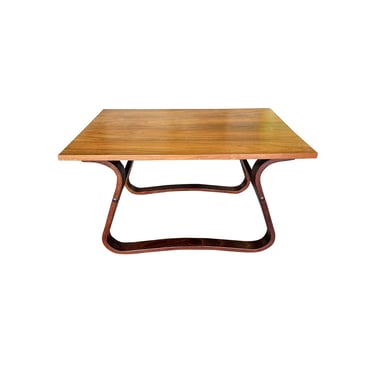 Danish Modern Rosewood & Beech Side Table