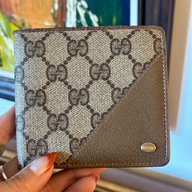 GUCCI GG Supreme Bag BiFold Wallet Made in Italy 