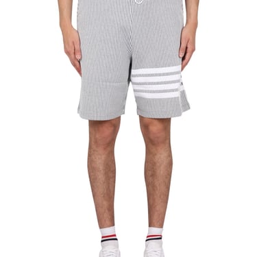 Thom Browne Men Striped Bermuda Shorts