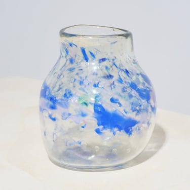 Italian Blown Glass Vase, 1980s 