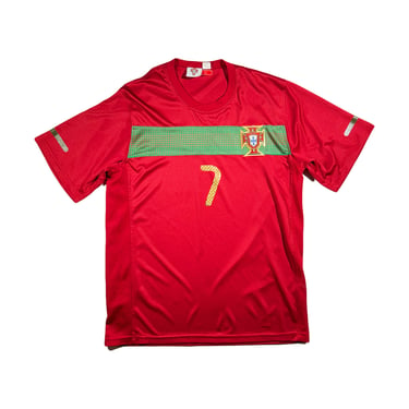 Vintage Portugal Jersey Ronaldo 2010 World Cup Short Sleeve Football Soccer Shirt AS-IS