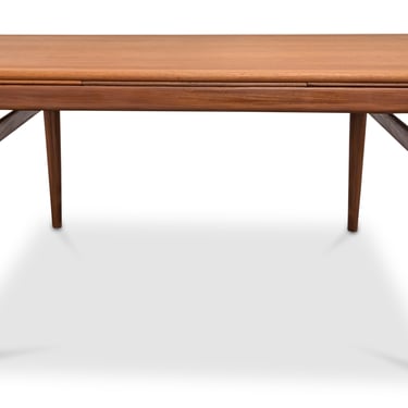 Johannes Andersen XL Teak Dining Table w 2 Hidden Leaves - 112476