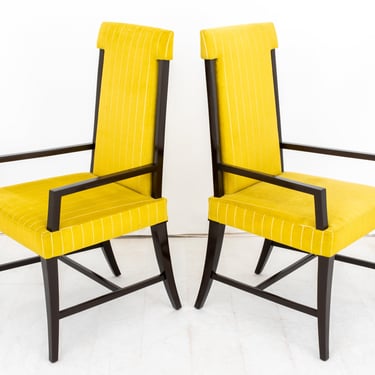 Michael Berman &quot;Nora&quot; Arm Chairs, Pair