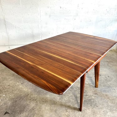 Mid Century Modern Drop Leaf Dining Table 