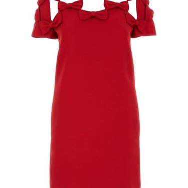 Valentino Garavani Woman Red Crepe Couture Mini Dress