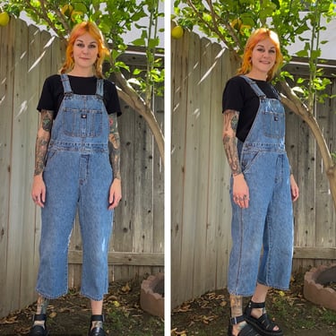 Vintage 2000’s Cropped Overalls 