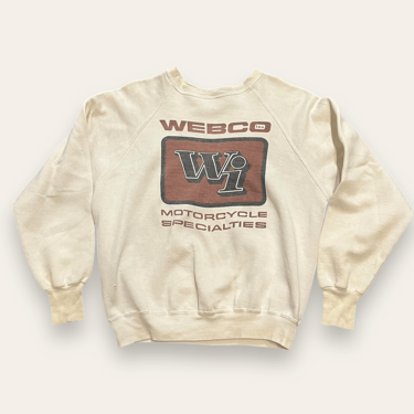 Vintage 1960’s Motorcycle Waterprint Sweatshirt