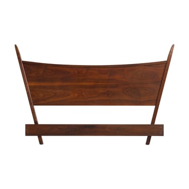 George Nakashima for Widdicomb Queen Headboard in Oiled Black Walnut, 1958