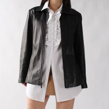 90s Butter Soft Leather Jacket