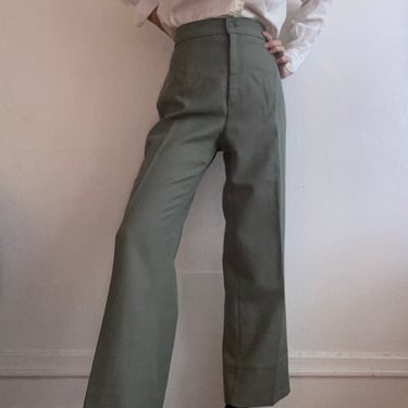 vintage sage green wide leg Levi Strauss trouser 