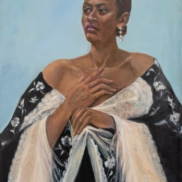 Penny Purpura "Portrait of Kim" Oil Painting