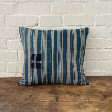 Vintage Fabric Pillow 22” x 19”