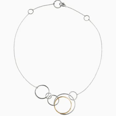 COLLEEN MAUER | Woodland Silver & Gold Necklace (Matte Finish)