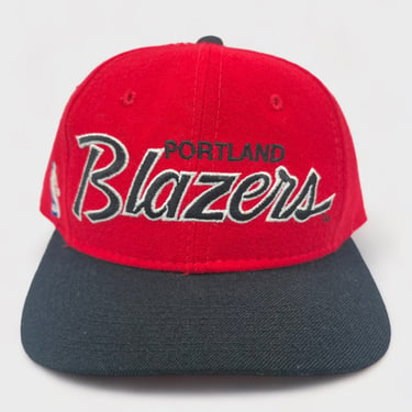 Vintage Portland Trail Blazers Script Fitted Hat