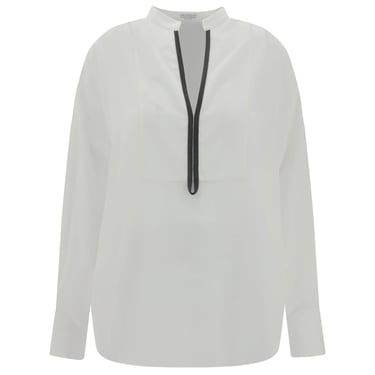 Brunello Cucinelli Women Silk Blouse