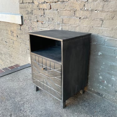 Modern Ebonized Nightstand