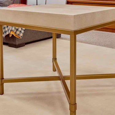Contemporary Square Shagreen Side Table