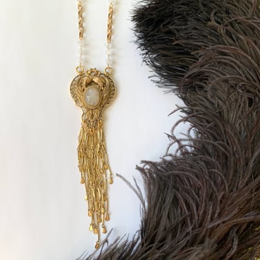 Peacock Tassel Necklace