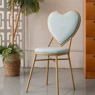Heart Chair in Blue