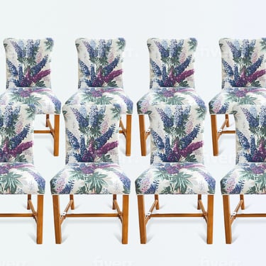 Dessin Fournir Upholstered Dining Chairs - set of 8