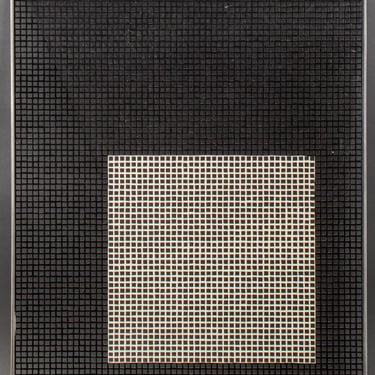 Minimalist Composition Ink on Grid Paper, 1975