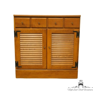 ETHAN ALLEN Heirloom Nutmeg Maple CRP Custom Room Plan 30" Shutter Door Cabinet 10-4511P 