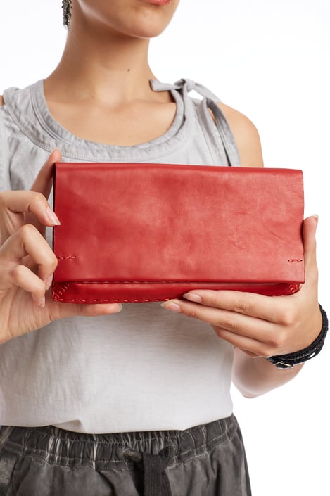 JOHNNY FARAH Oversized Red Wallet