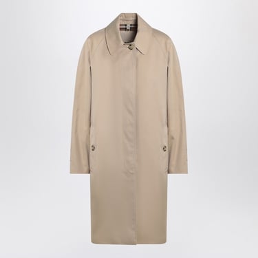 Burberry Heritage Camden Car Coat In Honey Colour Women