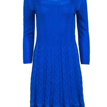 Missoni - Blue Long Sleeve Knit Dress Sz S