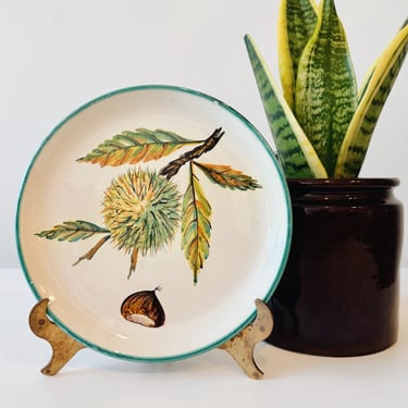 Vintage Plate Hand Painted in Italy