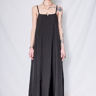 Black Taslan Long Dress