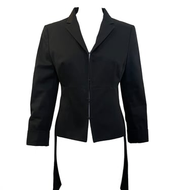 Costume National Early 2000s Black Modern  "Tailcoat"