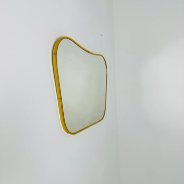 Mid Century asymmetric  mirror Original kidney mirror standard style  from the 50s 60s 