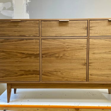 NEW Hand Built Mid Century Style Buffet / Credenza / TV Cabinet - Free Shipping! 