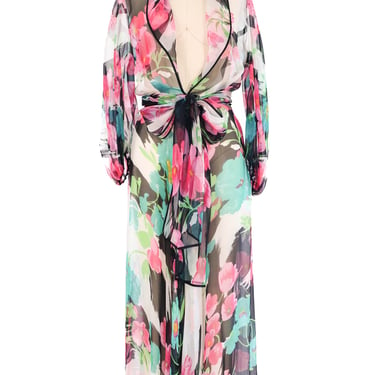 Judy Hornby Silk Floral Dress